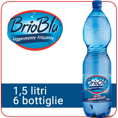 6 bottiglie ACQUA ROCCHETTA LEGGERMENTE FRIZZANTE 1,5 litri