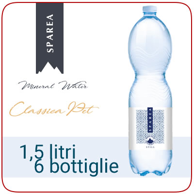 acqua sparea 1,5 litri